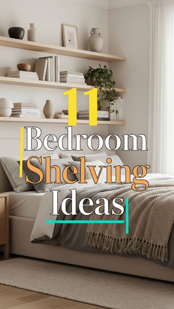 1. 11 Bedroom Shelving Ideas for a Japandi Calm and Simple Space