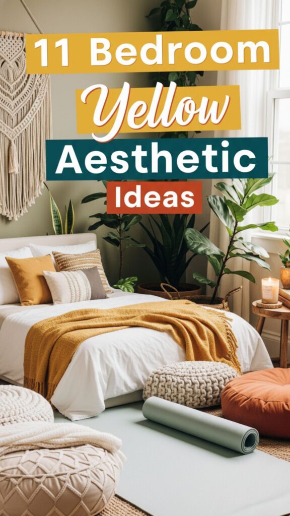 1. 11 Bedroom Yellow Aesthetic Ideas for Modern Homes