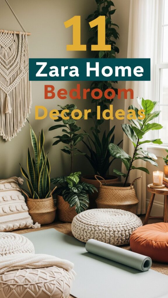 1. 11 Bedroom Zara Home Decor Ideas for Warm Boho Bedrooms