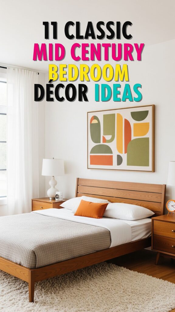 1. 11 Classic Mid Century Bedroom Room Décor Ideas