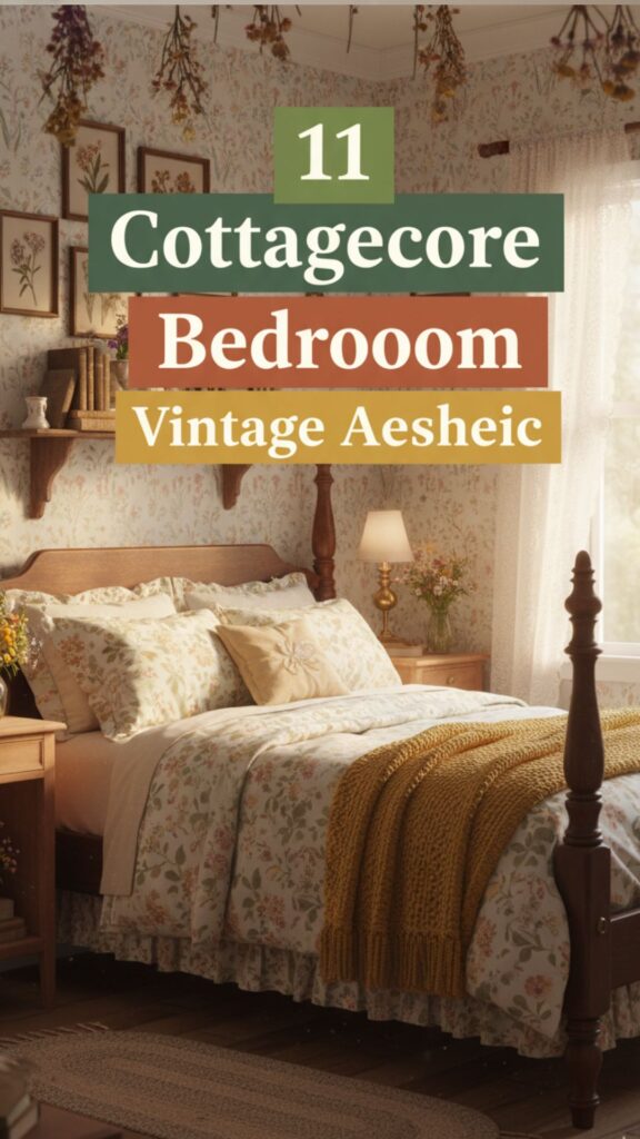 11 Cottagecore Secrets for Bedroom Aesthetic Cozy Vintage Decor