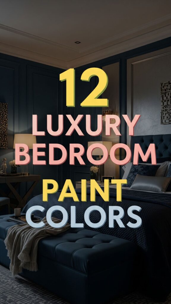 1. 12 Luxury Bedroom Paint Colors for a High End Glam Look