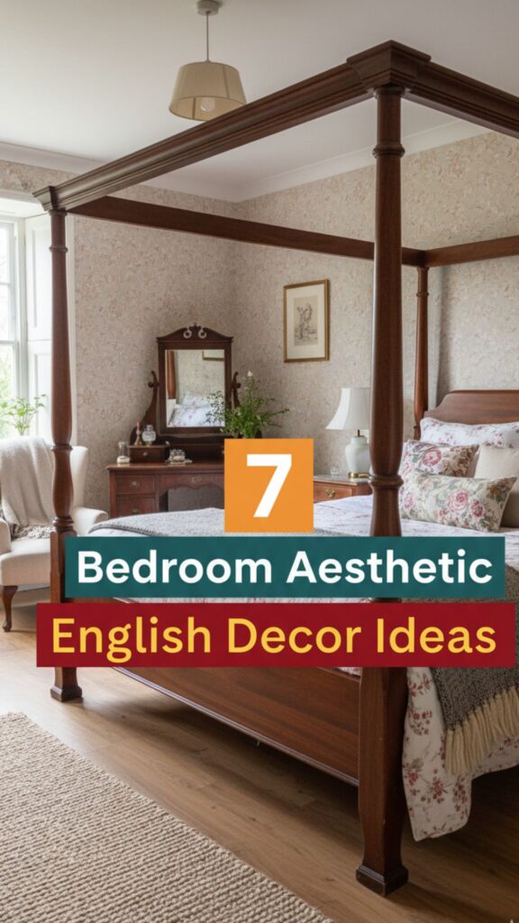 1. 7 Bedroom Aesthetic English Decor Ideas for a Cozy and Elegant Space