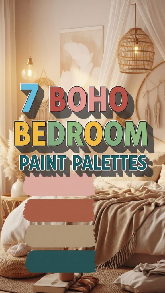 1. 7 Dreamy Bohemian Bedroom Paint Palettes You'll Love