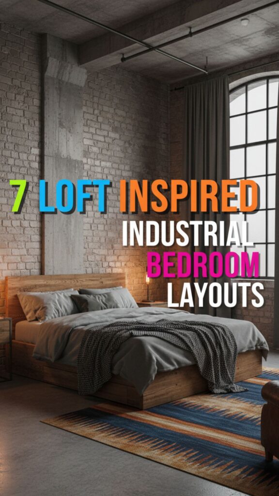 1. 7 Loft Inspired Industrial Bedroom Unit Layouts for Urban Homes