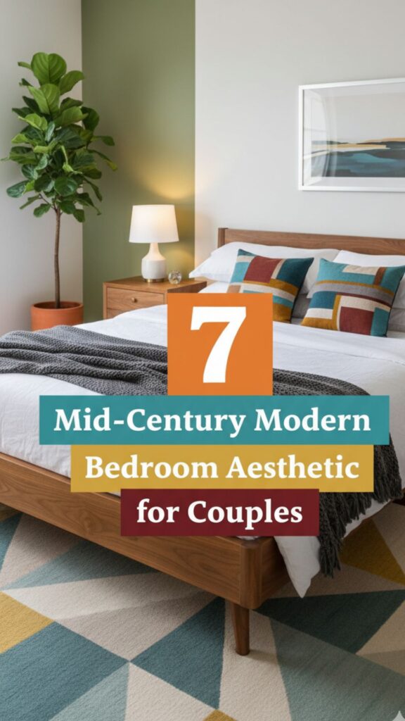 1. 7 Mid-Century Modern Bedroom Aesthetic for Couples