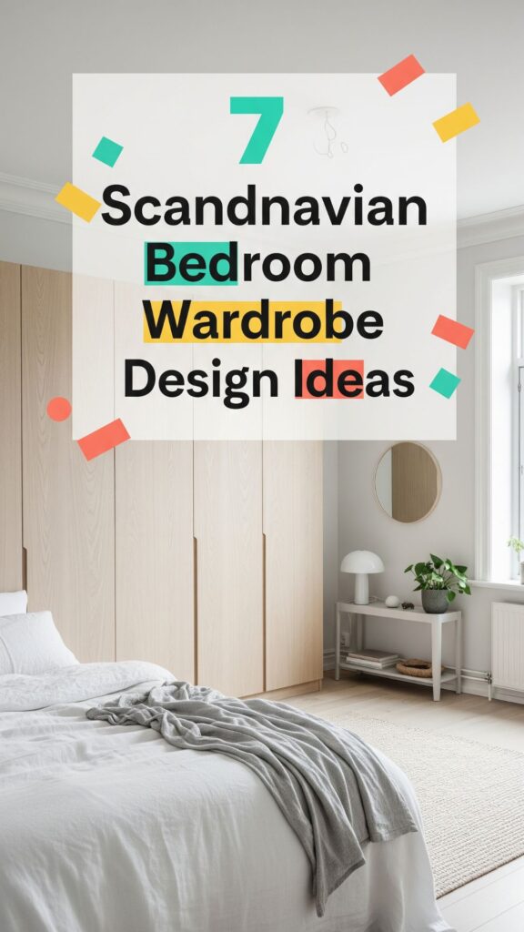 1. 7 Scandinavian Bedroom Wardrobe Design Ideas for a Calm Home
