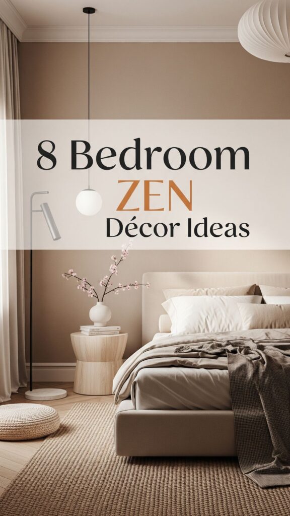 1. 8 Bedroom Zen Décor Ideas That Feel Calm Yet Luxurious