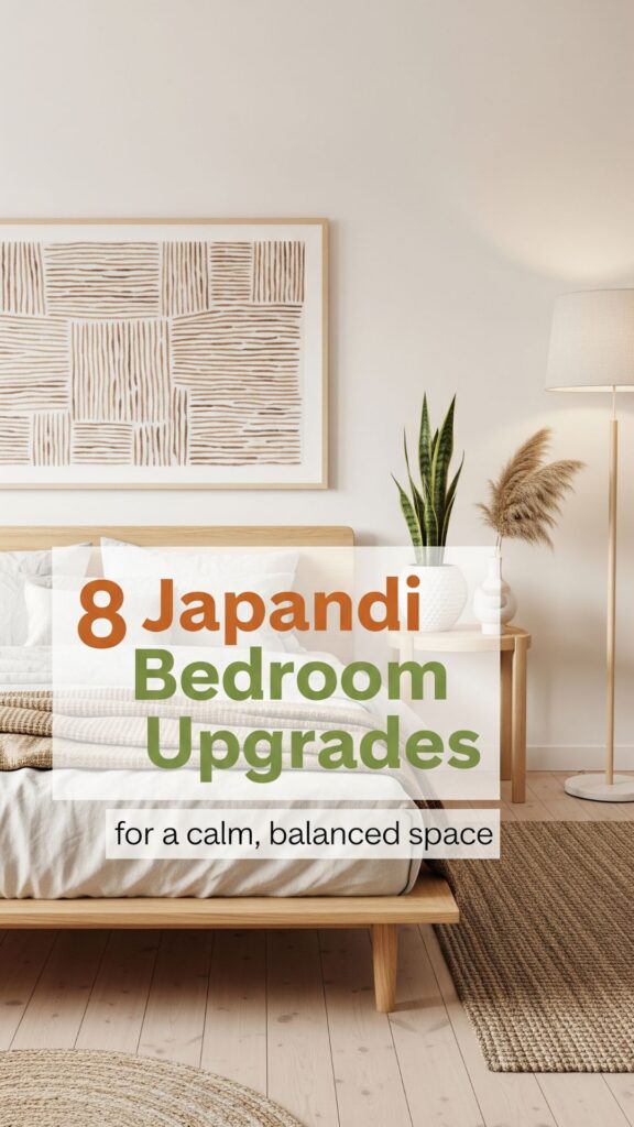 1. 8 Japandi Bedroom Upgrades for a Calm Balanced Space