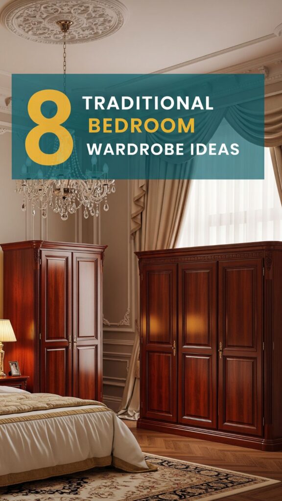 1. 8 Timeless Traditional Bedroom Wardrobe Ideas for a Rich Look