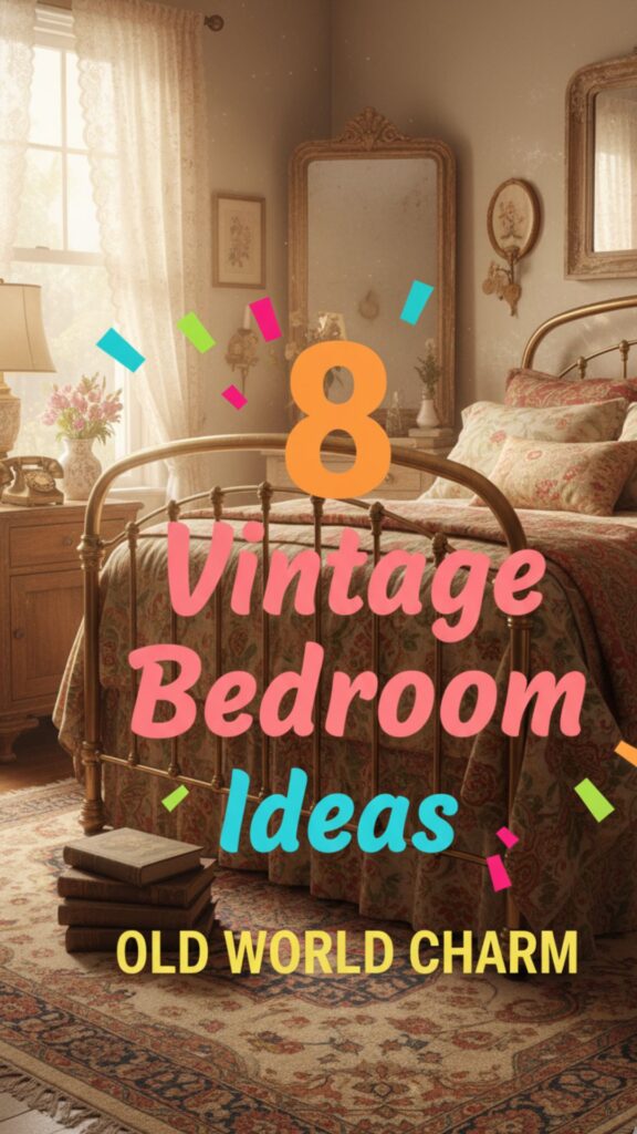 1. 8 Vintage Bedroom tiles for Old World Charm
