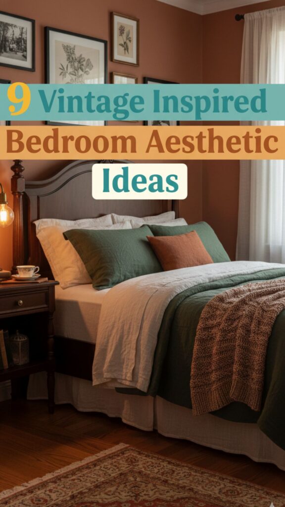 1. 9 Vintage Inspired Bedroom Aesthetic Apartment Decor With Timeless Charm