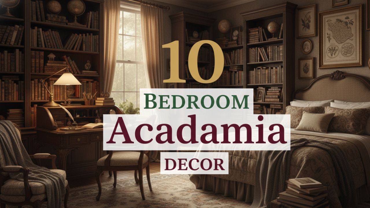 10 Bedroom Aesthetic Academia Decor with Vintage Scholar Vibe