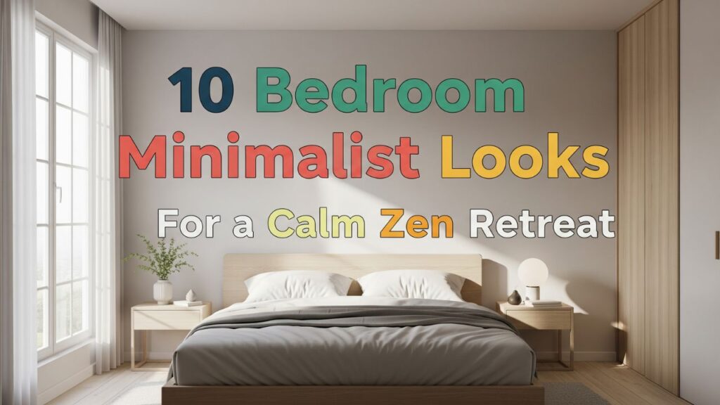 10 Bedroom Minimalist Looks For a Calm Zen Retreat