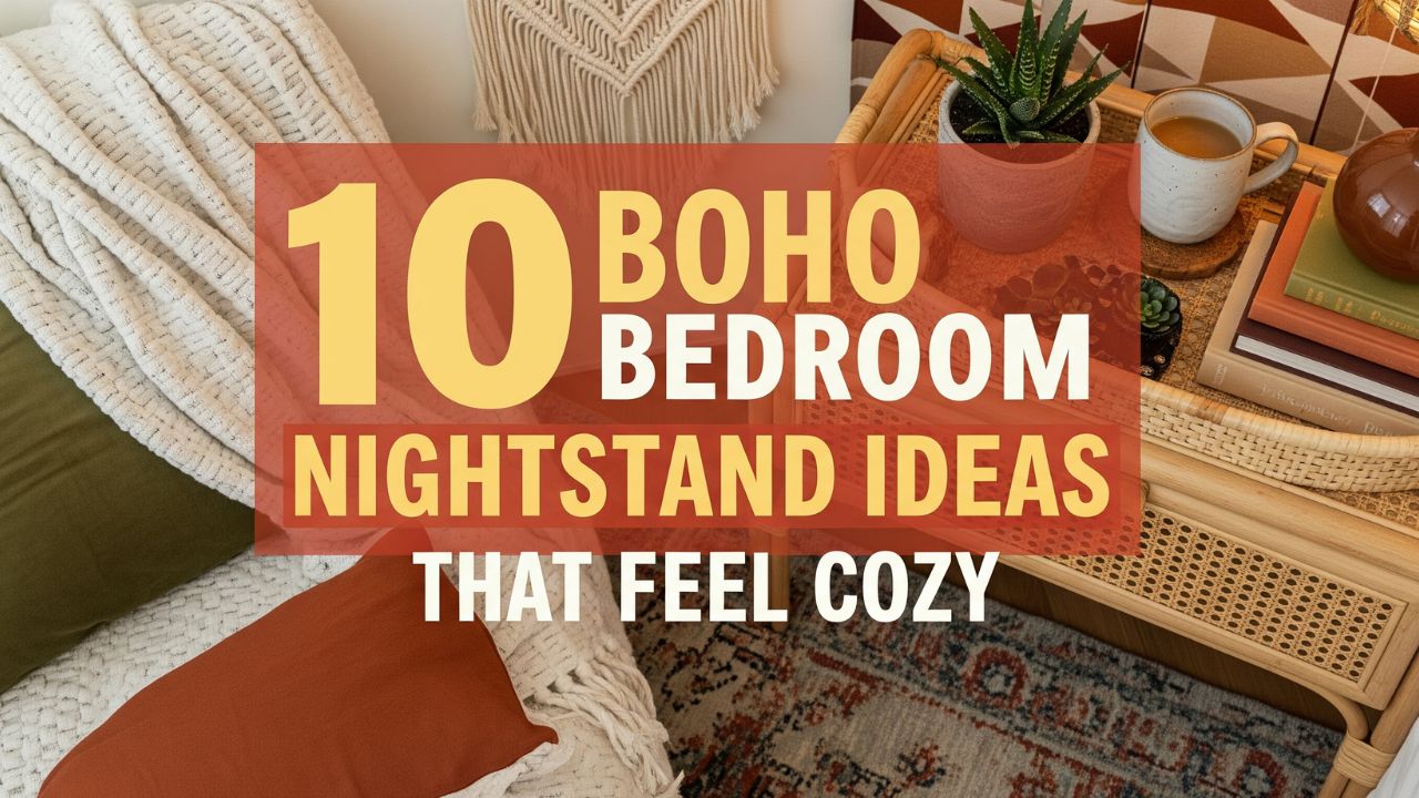 10 Boho Bedroom Nightstand Ideas That Feel Cozy