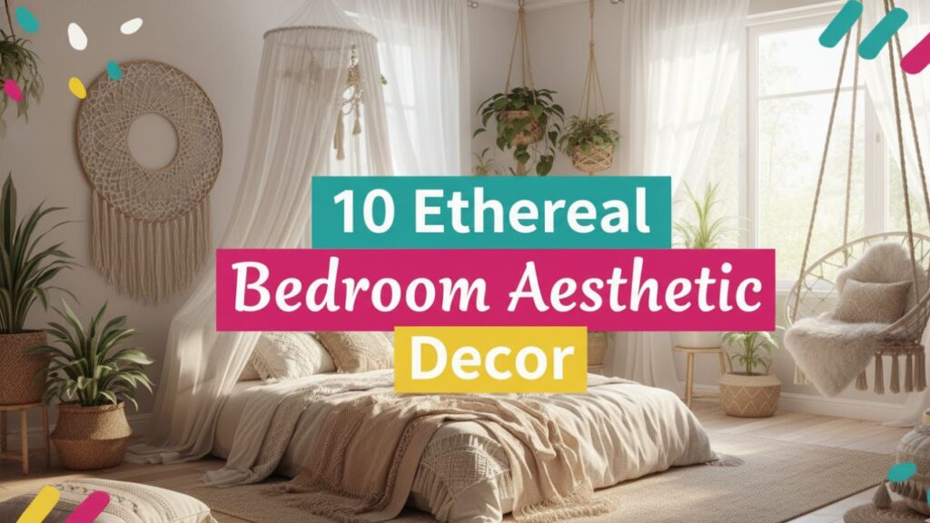 10 Ethereal Bedroom Aesthetic Decor for a Boho Chic Vibe