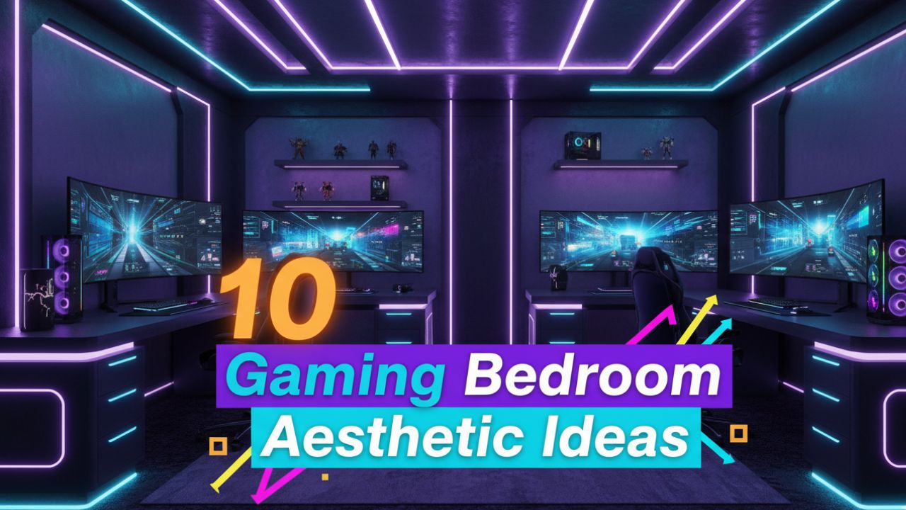10 Gaming Bedroom Aesthetic Ideas for a Futuristic Vibe
