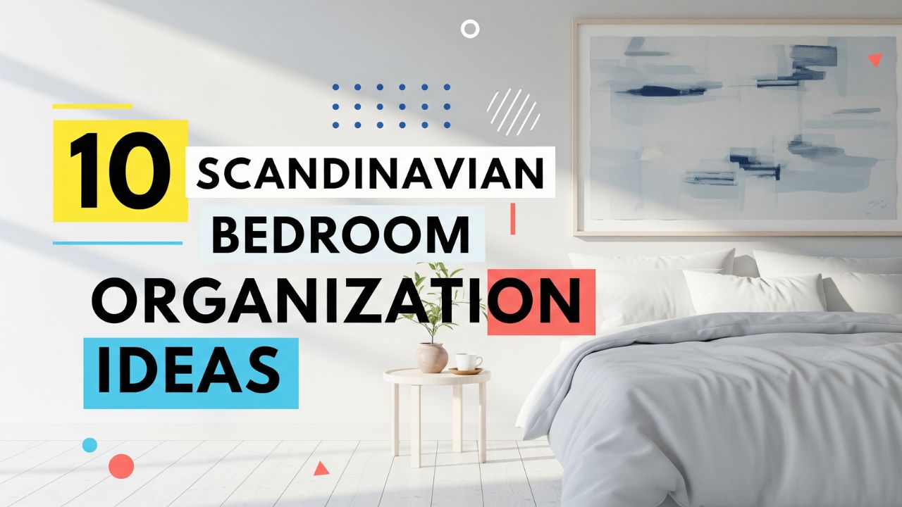 10 Scandinavian Bedroom Organization Ideas for a Soft, Airy Look