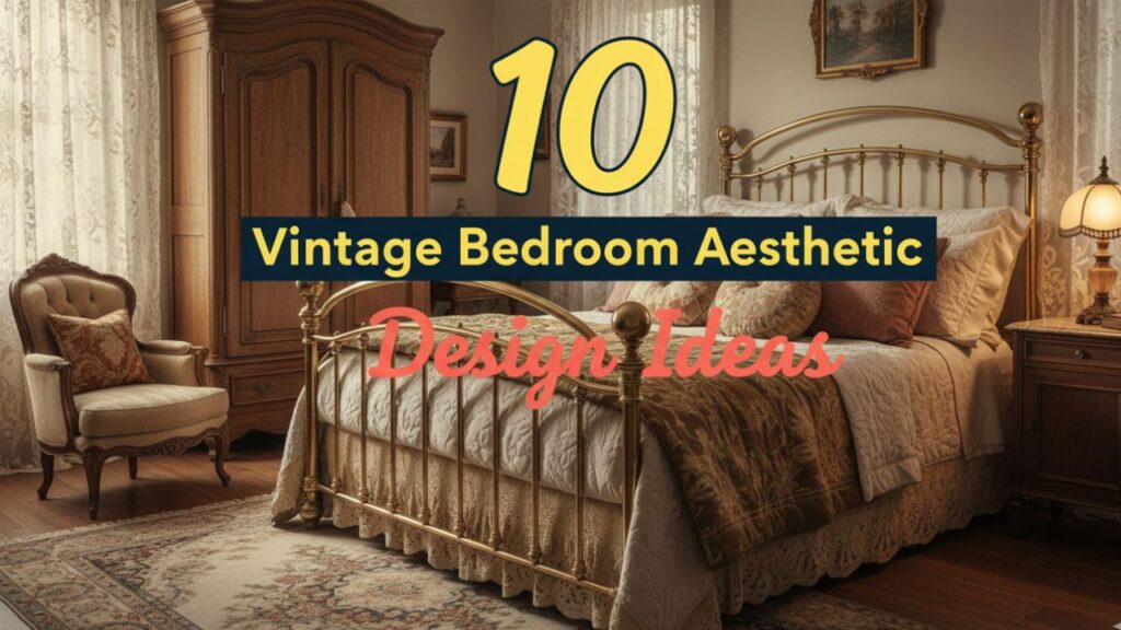 10 Vintage Bedroom Aesthetic Design Ideas with Old-World Charm