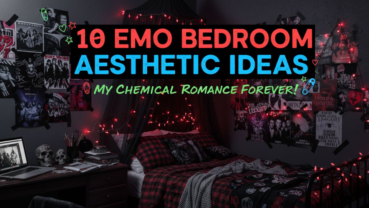 10 Ways to Achieve the Perfect Emo Bedroom Aesthetic