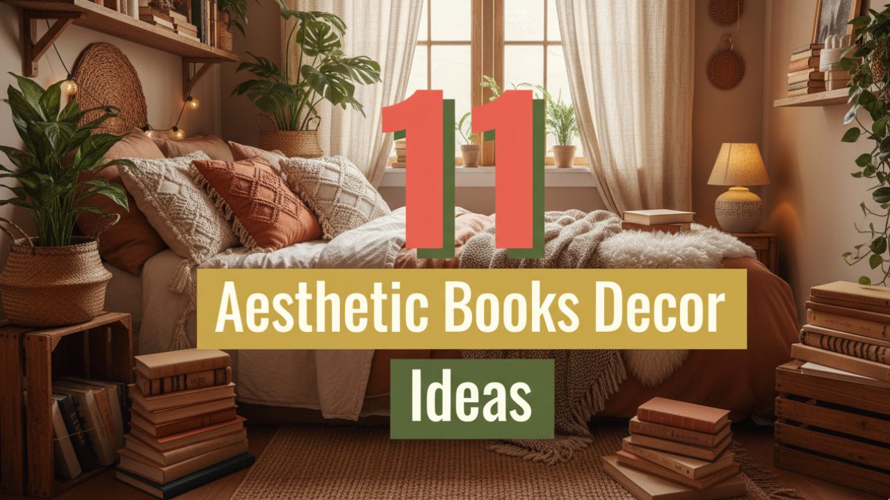 11 Bedroom Aesthetic Books Decor Ideas for Boho Bedrooms