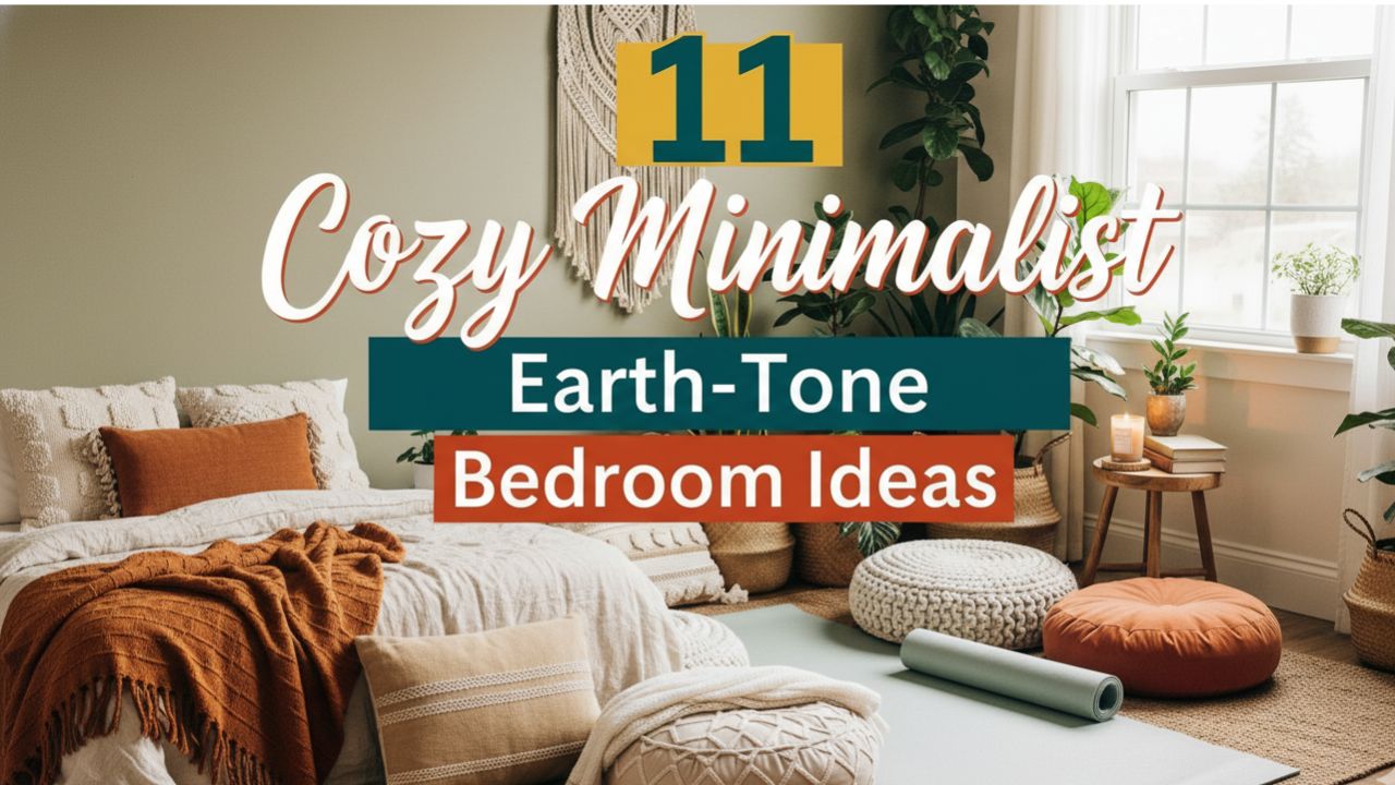 11 Bedroom Aesthetic Cozy Minimalist Earth Tone Ideas