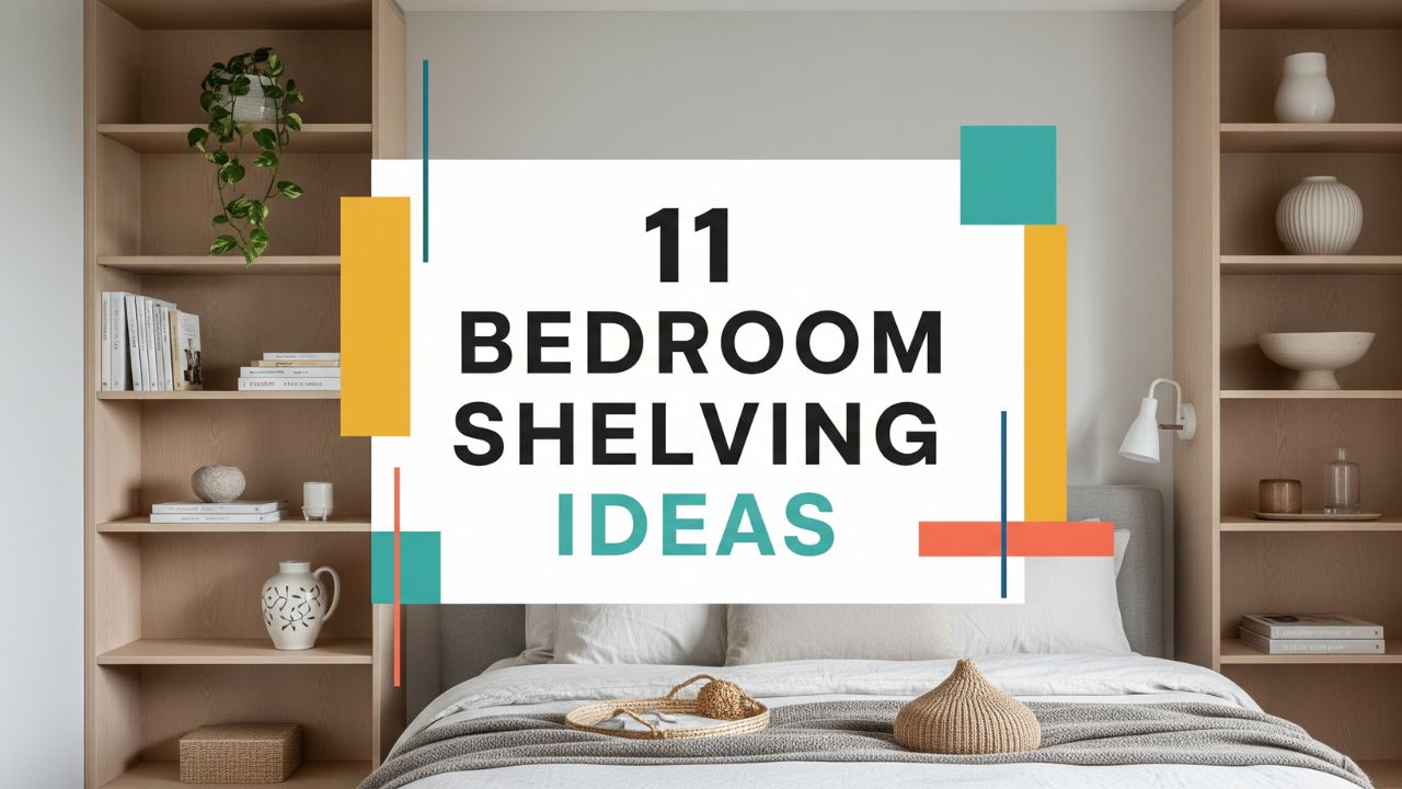 11 Bedroom Shelving Ideas for a Japandi Calm and Simple Space