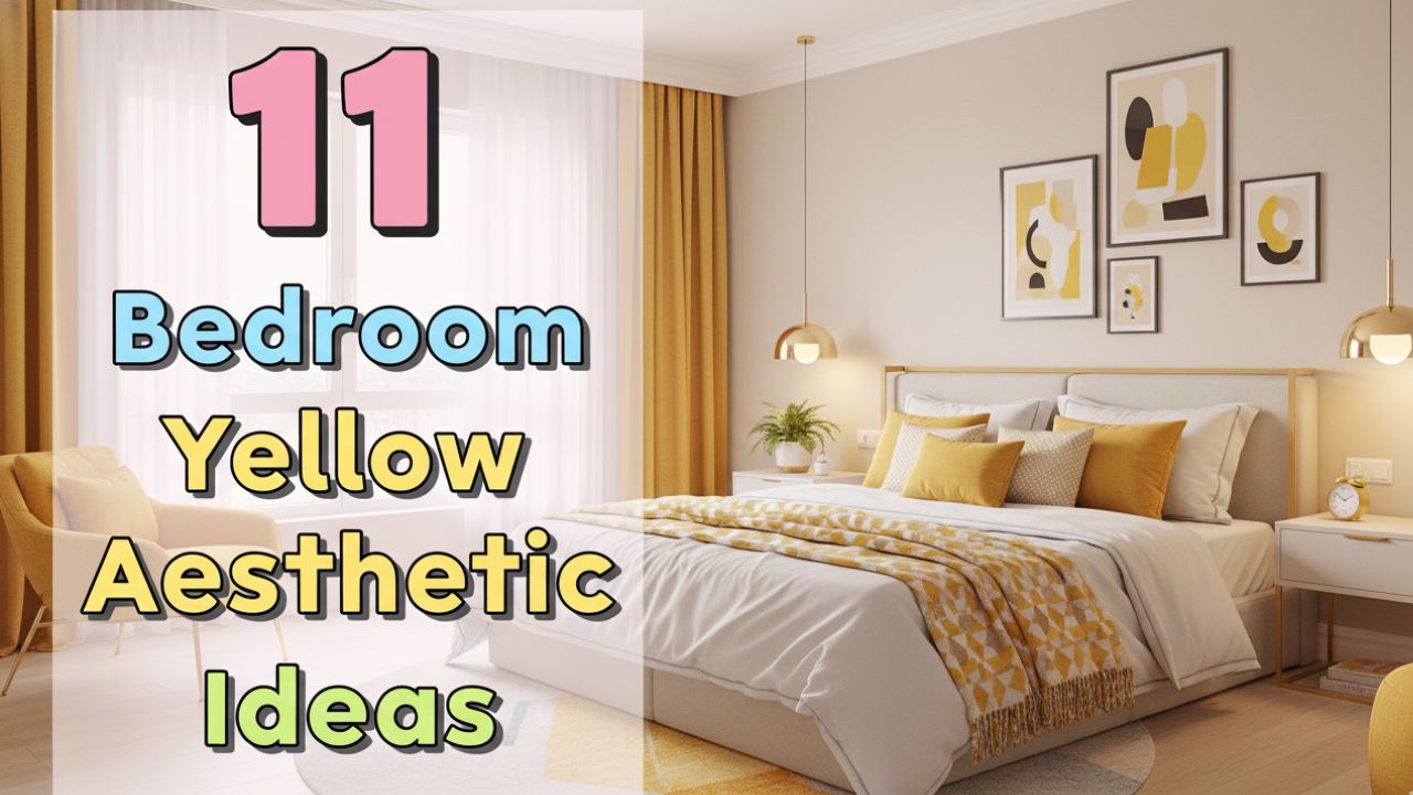 11 Bedroom Yellow Aesthetic Ideas for Modern Homes