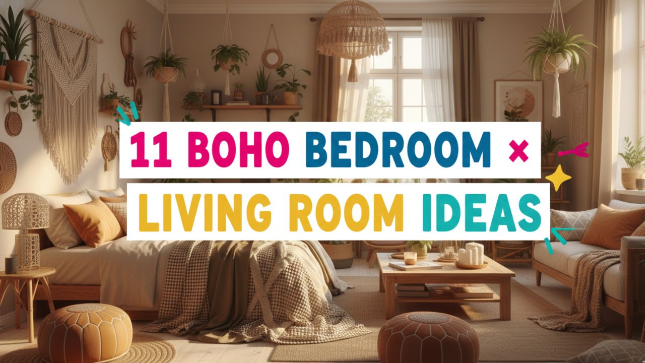 11 Boho Bedroom x Living Room Ideas Full of Texture and Warmth