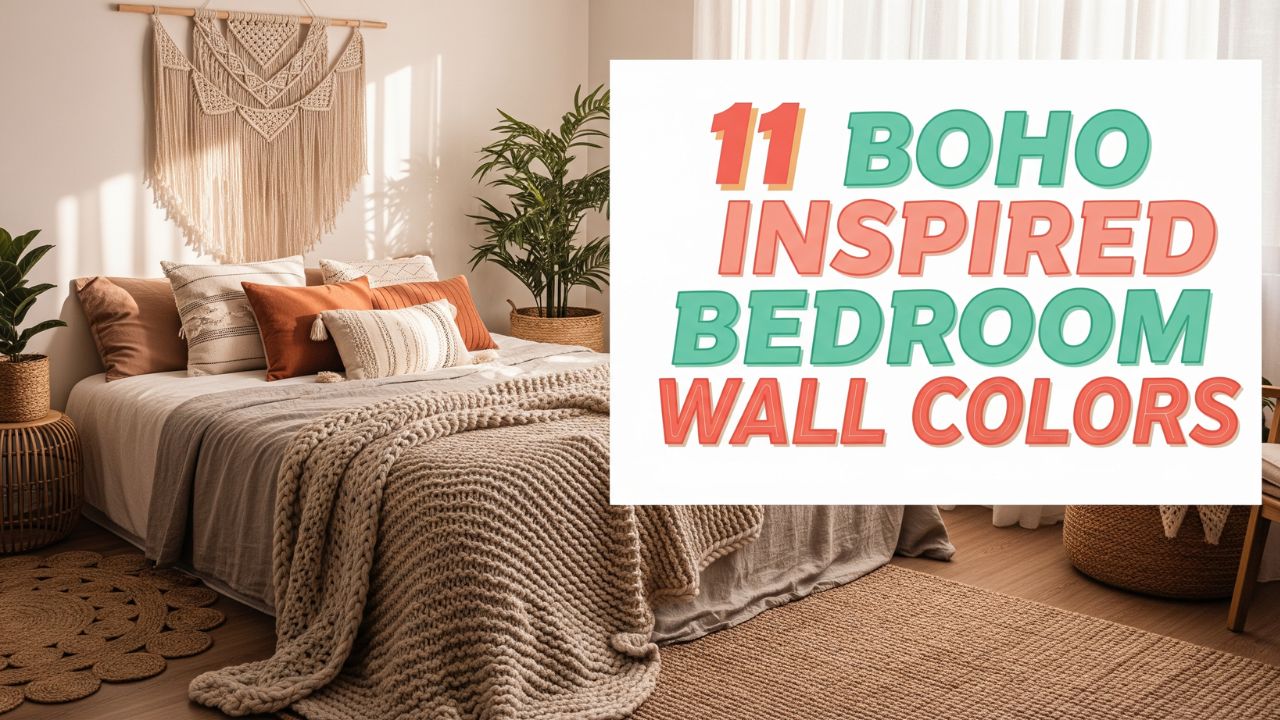 11 Boho Inspired Bedroom Wall Colors That Feel Relaxed and Warm