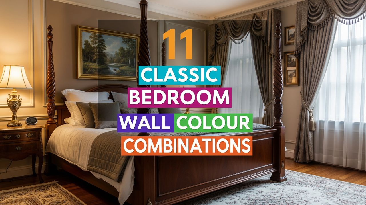 11 Classic Bedroom Wall Colour Combination That Defines Traditional Decor