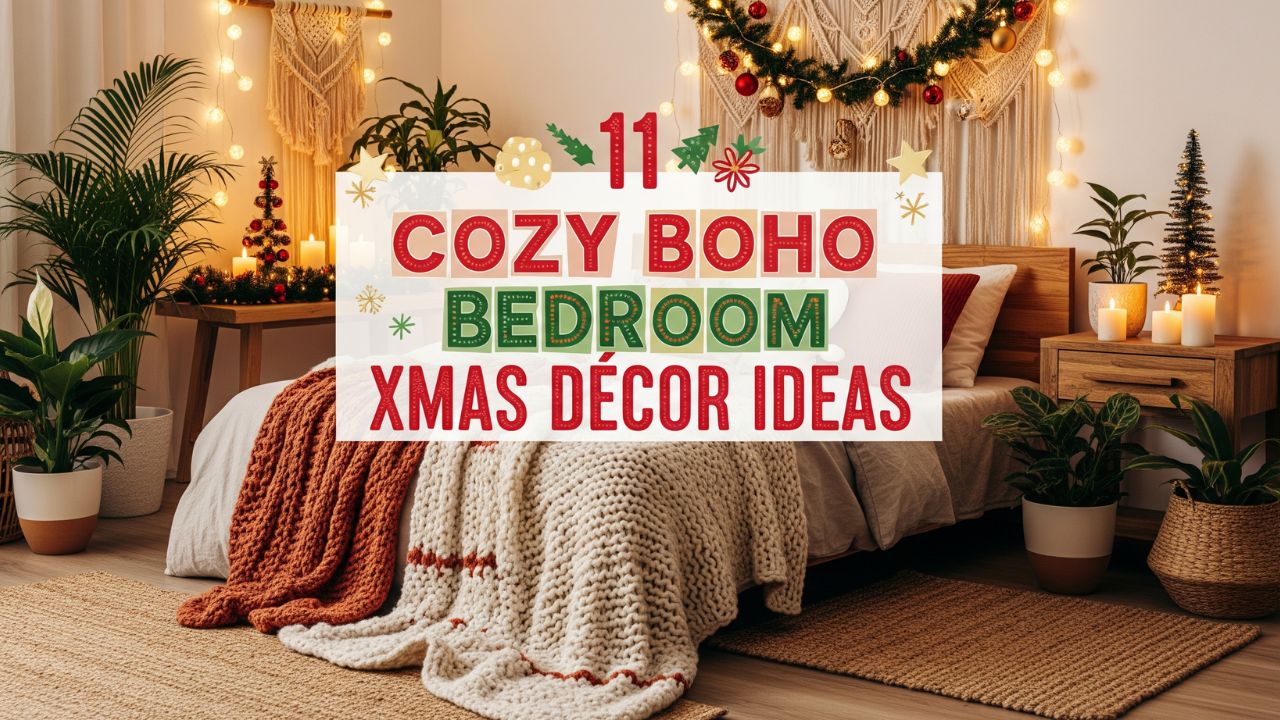 11 Cozy Boho Bedroom Xmas Décor Ideas You Will Love