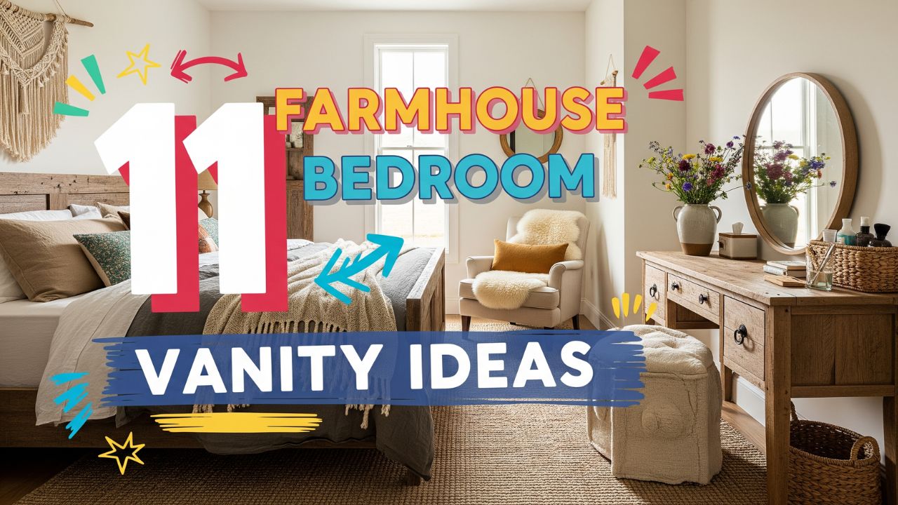 11 Farmhouse Bedroom Vanity Ideas for a Cozy Rustic Touch