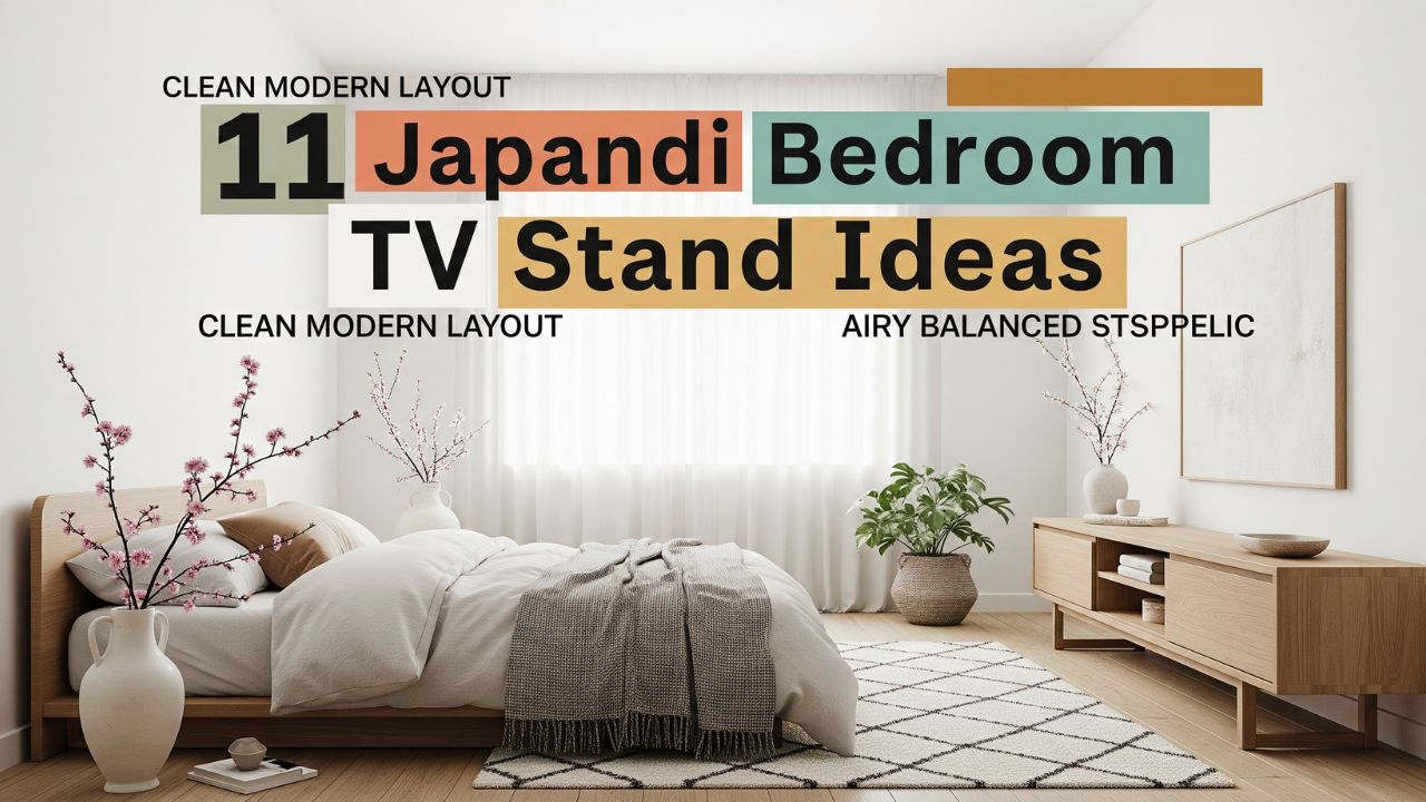 11 Japandi Bedroom TV Stand Ideas for Calm Balanced Interiors