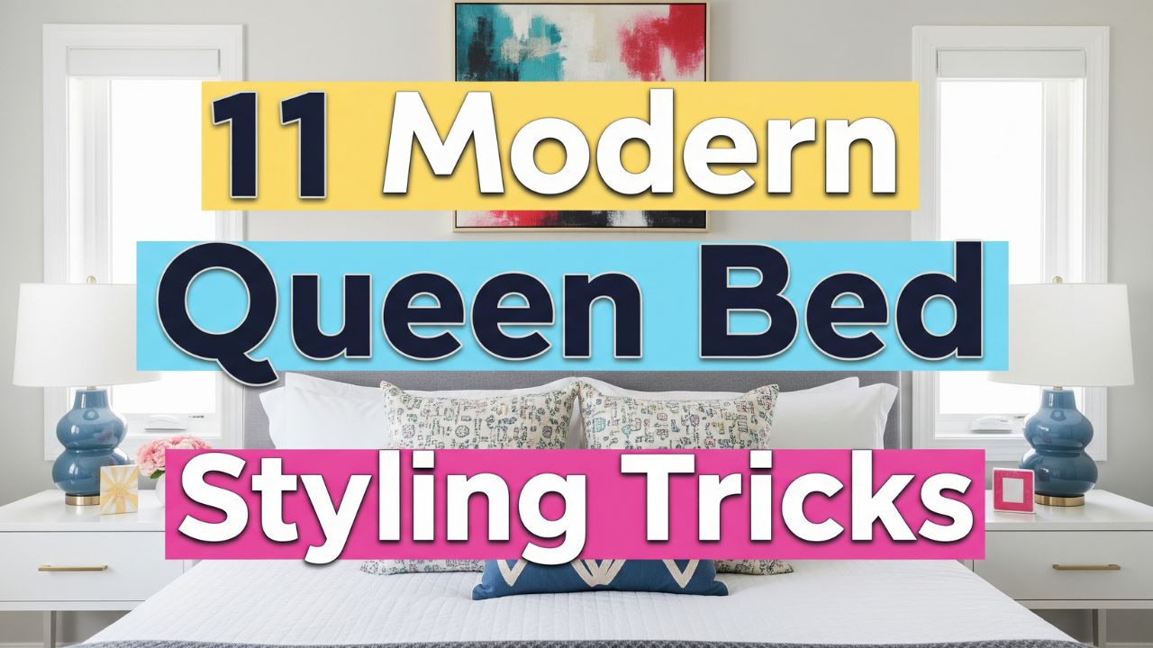 11 Modern Bedroom Queen Bed Styling Tricks for a Fresh Look