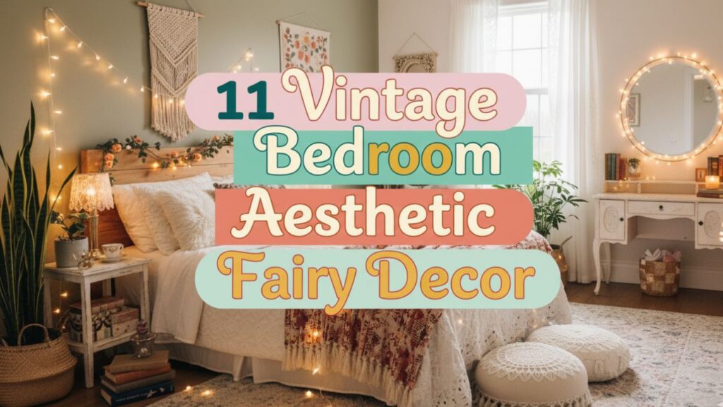 11 Vintage Bedroom Aesthetic Fairy Decor for a Timeless Look
