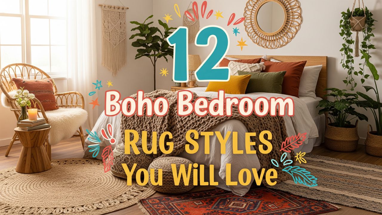 12 Boho Bedroom Rug Styles You Will Love for That Free Spirit Look