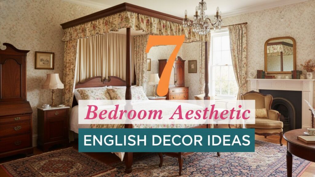 7 Bedroom Aesthetic English Decor Ideas for a Cozy and Elegant Space