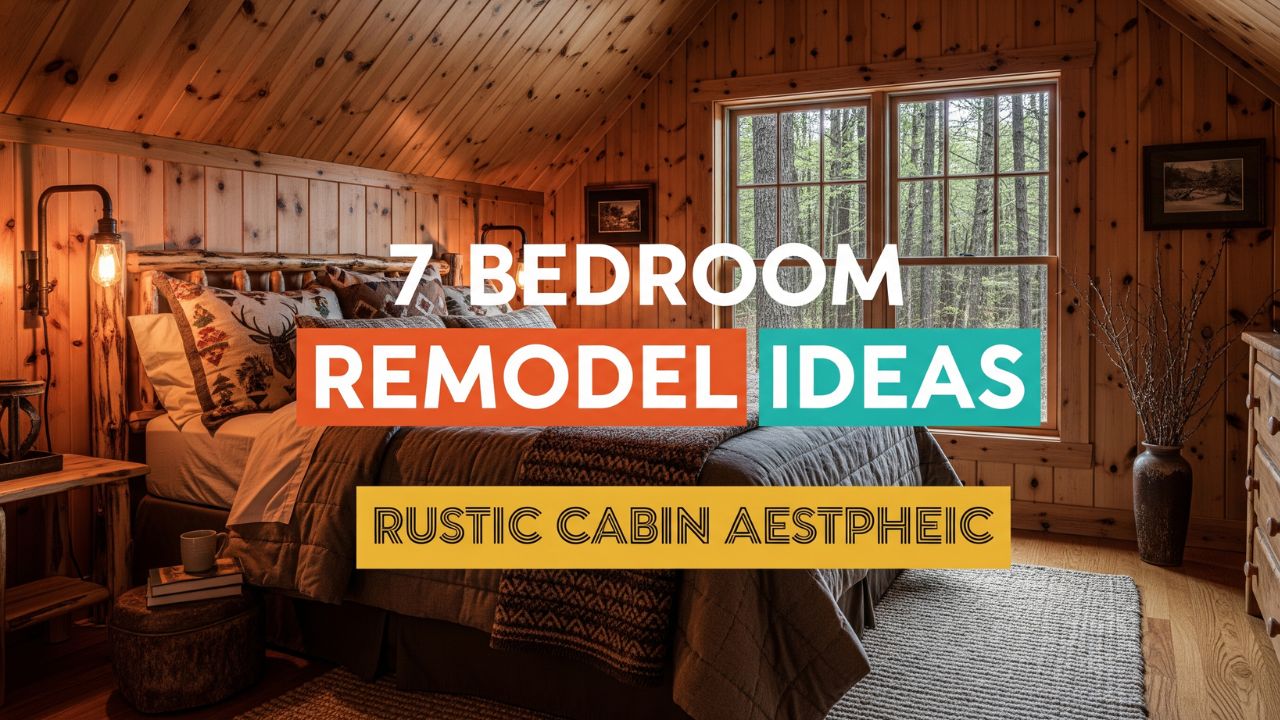 7 Bedroom Remodel Ideas With a Rustic Cabin Aesthetic