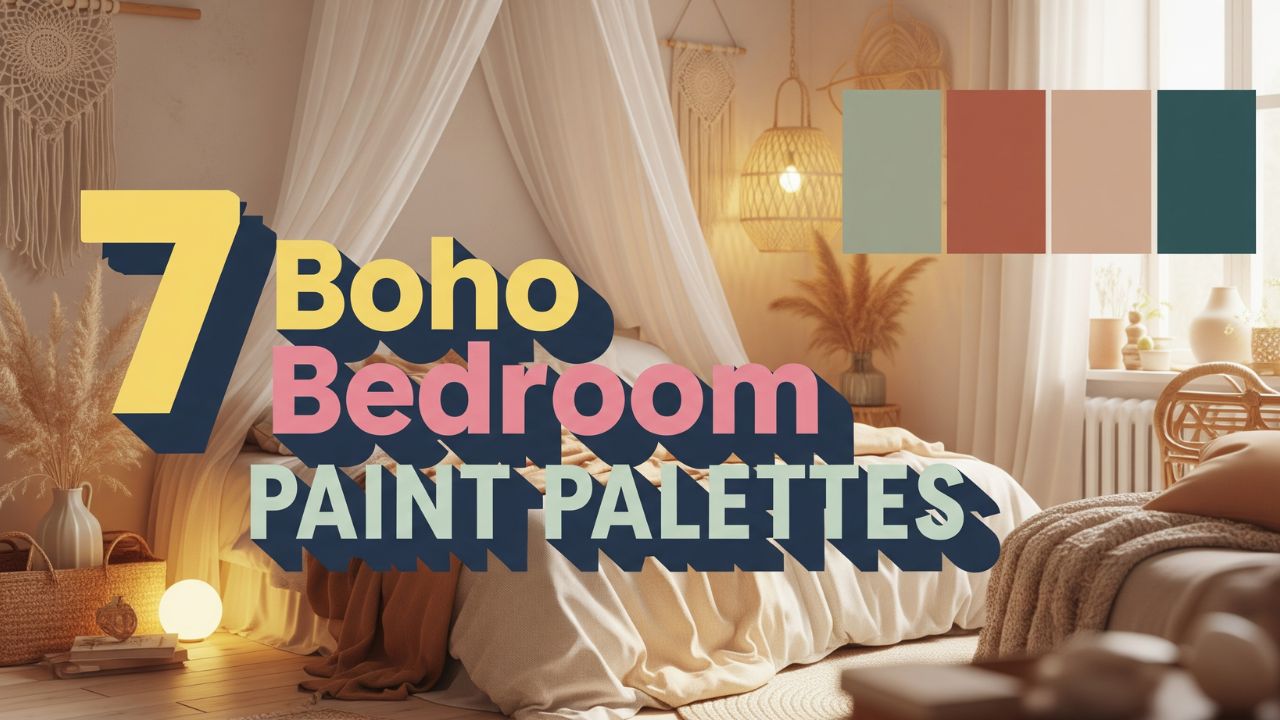 7 Dreamy Bohemian Bedroom Paint Palettes You'll Love
