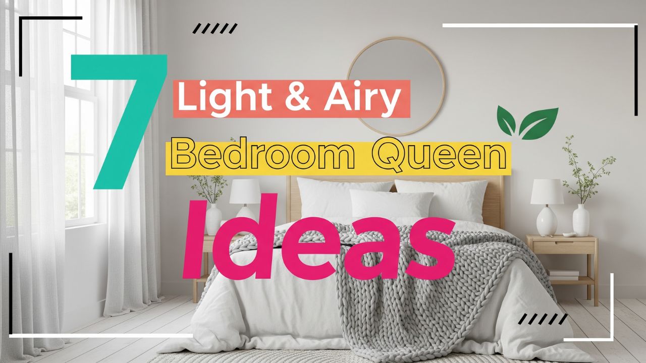 7 Light And Airy Bedroom Queen Ideas in Scandi Style