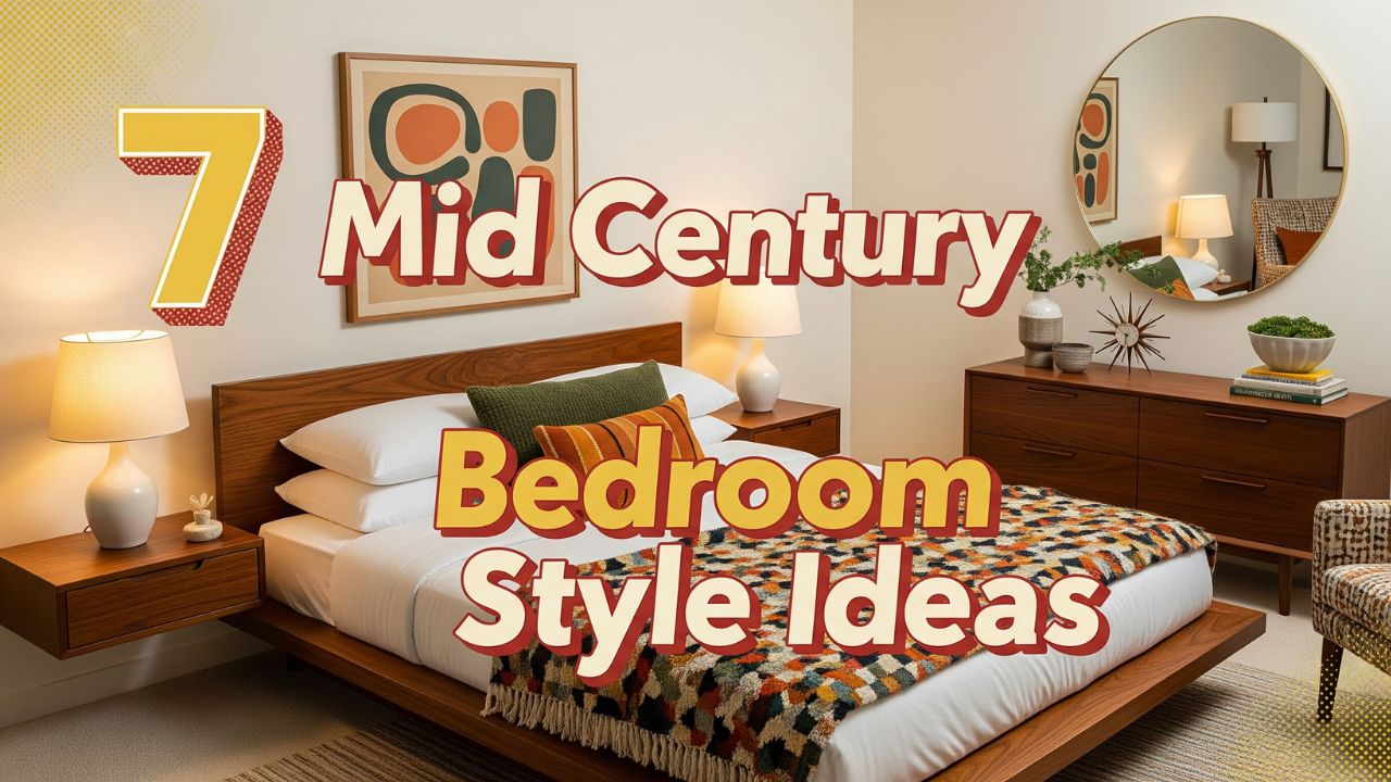 7 Mid Century Bedroom Style Ideas with a Retro Touch