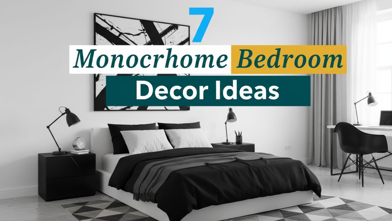 7 Monochrome Bedroom Aesthetic Boy Decor Ideas for Sleek Interiors
