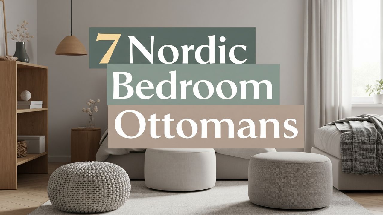 7 Nordic Bedroom Ottoman Styles to Soften Your Space
