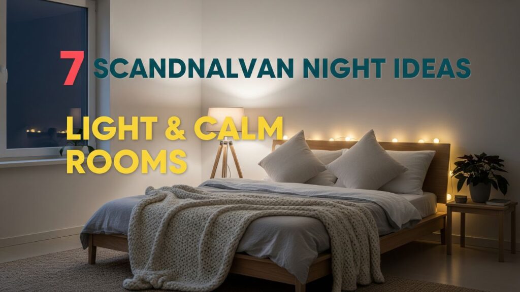 7 Scandinavian Bedroom Night Ideas for Light and Calm Rooms