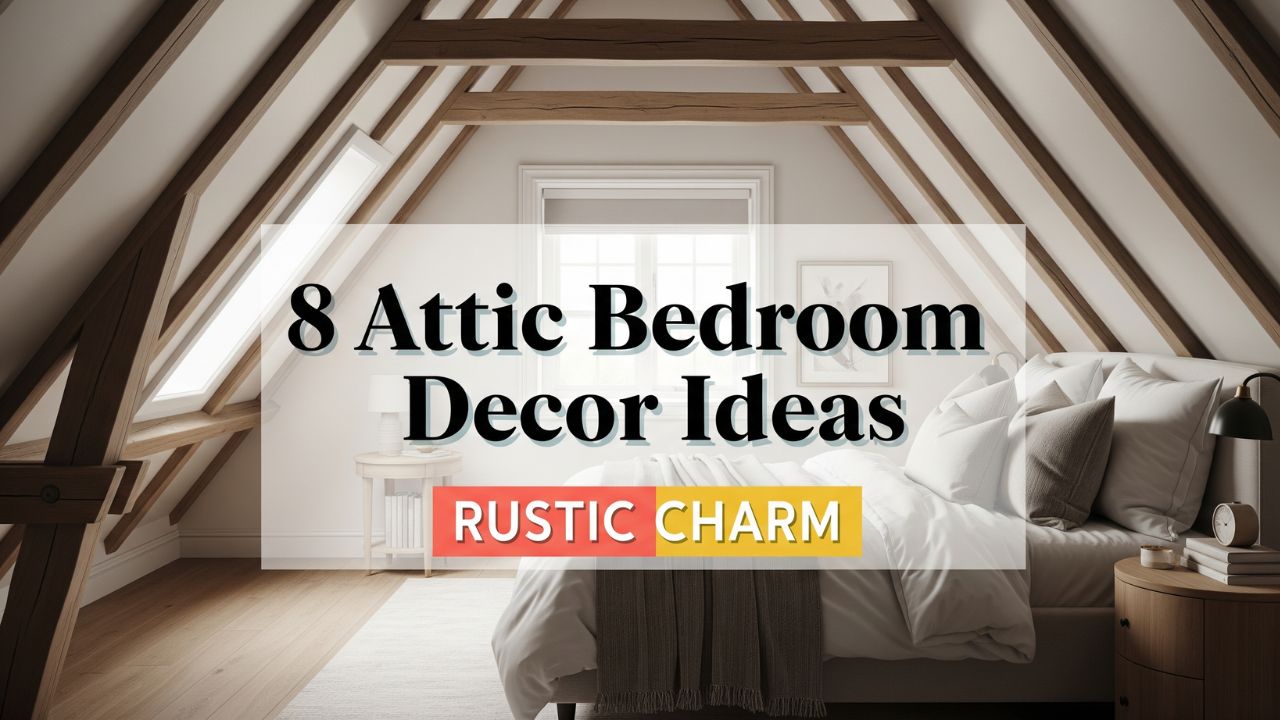 8 Bedroom Aesthetic Attic Decor Ideas with Rustic Charm