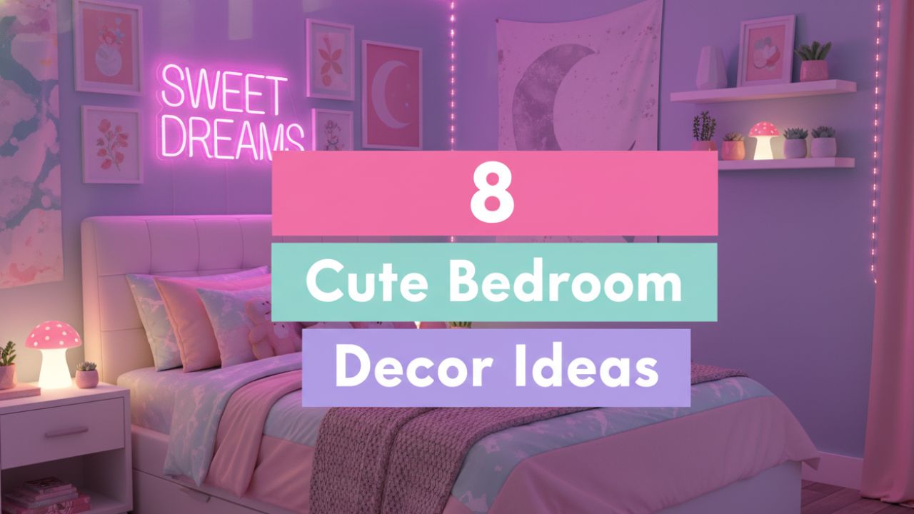 8 Bedroom Aesthetic Cute Decor Ideas Using LED Signs and Wall Art