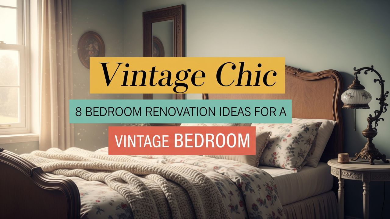 8 Bedroom Renovation Ideas for a Vintage Chic Bedroom