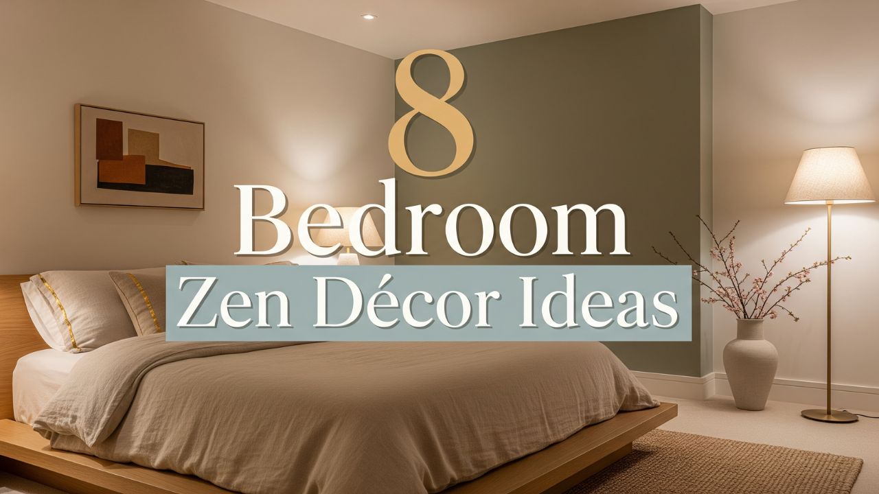 8 Bedroom Zen Décor Ideas That Feel Calm Yet Luxurious