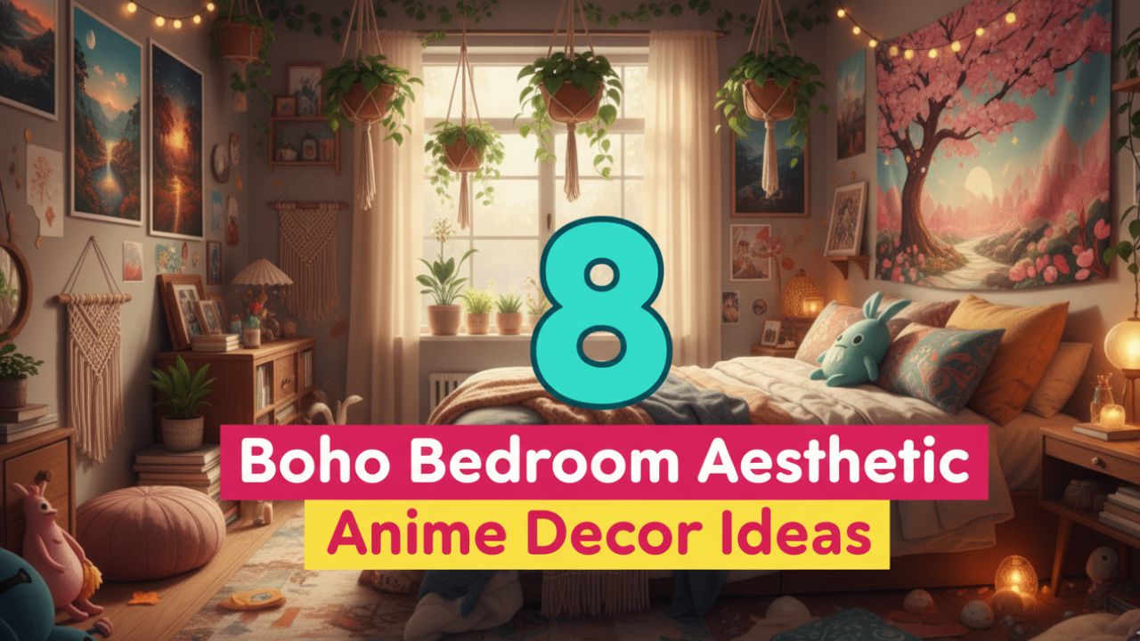 8 Boho Bedroom Aesthetic Anime Decor Ideas With Artistic Soul
